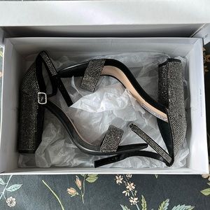 Brand new never worn Steve Madden rhinestone heels